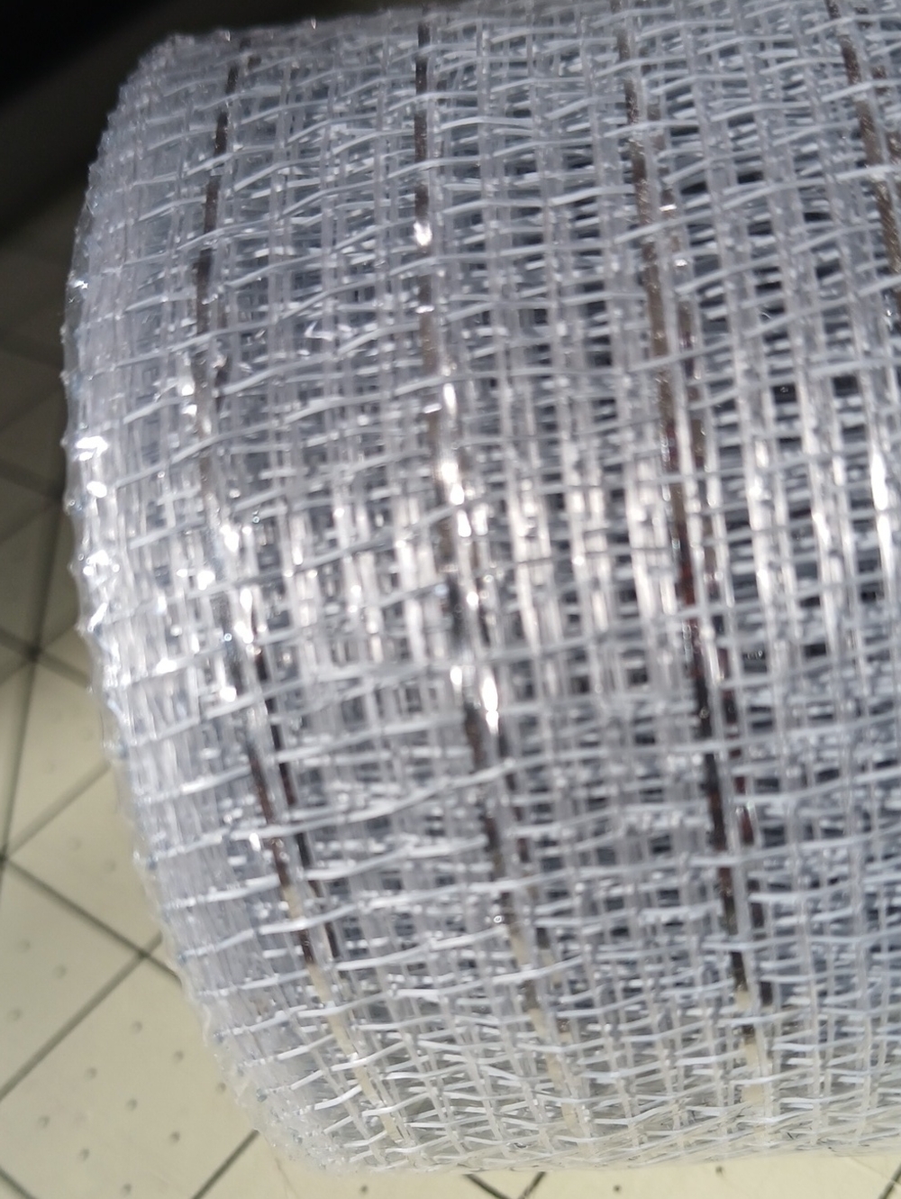 Deco Mesh - Silver - Picture 3 of 5